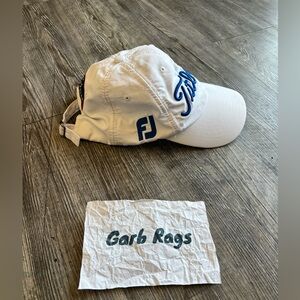 Titleist x FJ Footjoy Adjustable White Golfing Hat